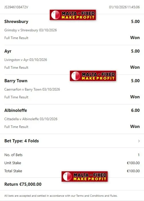 Best Vip Fixed Matches Best Vip Fixed Matches